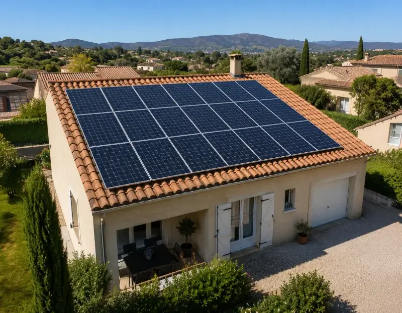 Prime à l'autoconsommation panneaux solaires Sauzon — aide financière de l'État